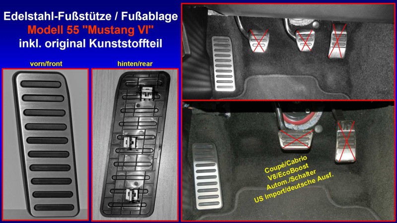 Präsentation Edelstahl-Fußstütze Modell 55 ''Mustang VI'' (m. Original-Kunststoffteil).jpg