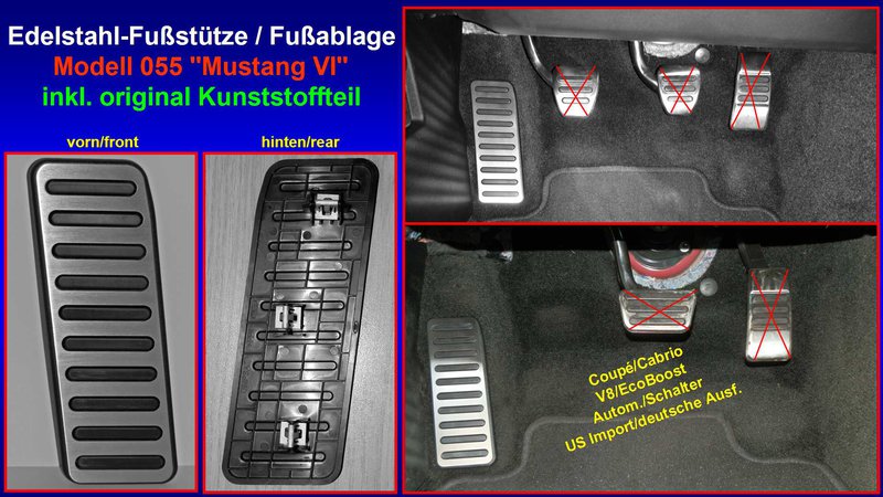 Präsentation Edelstahl-Fußstütze Modell 055 ''Mustang VI'' [m. original Plastikteil].jpg